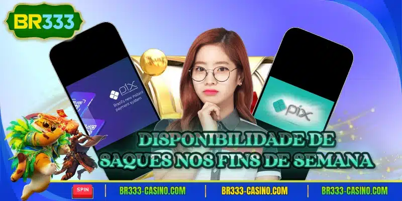 Disponibilidade de saques nos fins de semana