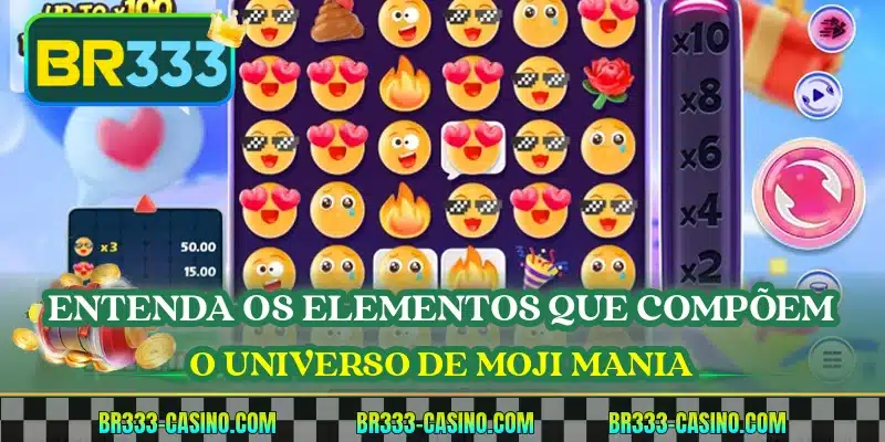 Entenda os elementos que compõem o universo de Moji Mania