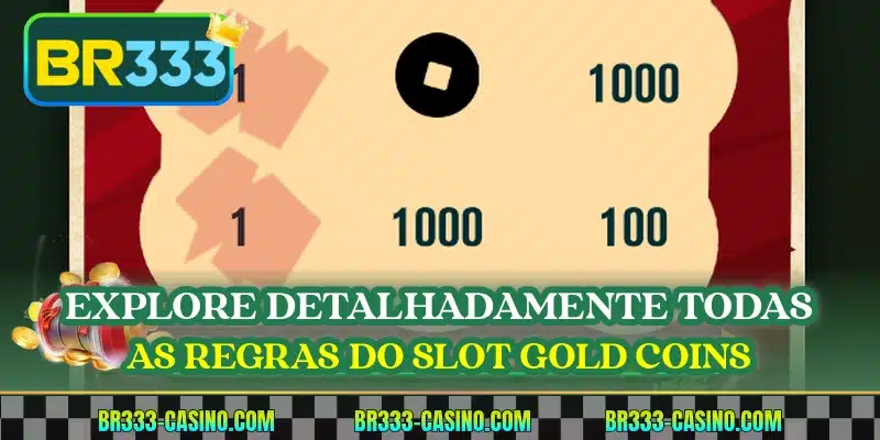 Explore detalhadamente todas as regras do slot Gold Coins