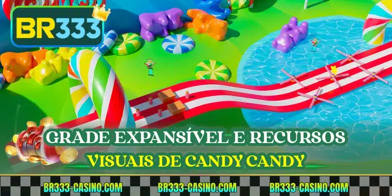 Grade expansível e recursos visuais de Candy Candy