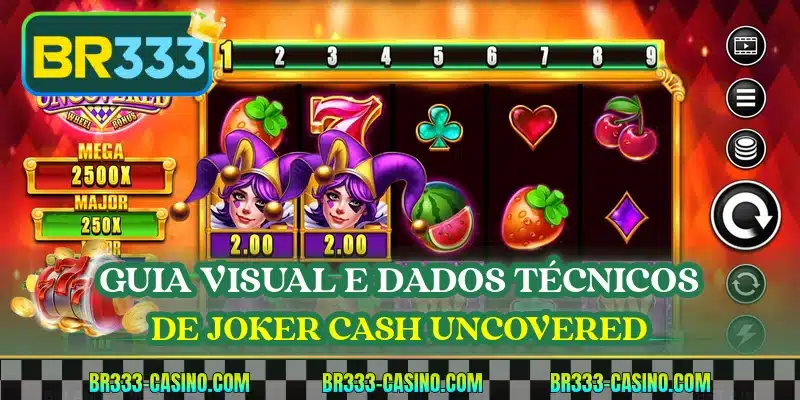 Guia visual e dados técnicos de Joker Cash Uncovered