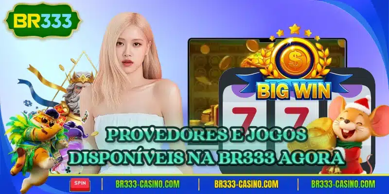 Provedores e jogos disponíveis na BR333 agora