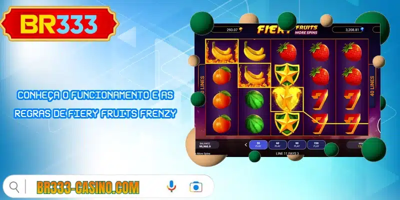 Conheça o funcionamento e as regras de Fiery Fruits Frenzy