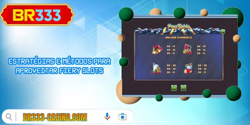 Estratégias e métodos para aproveitar Fiery Slots