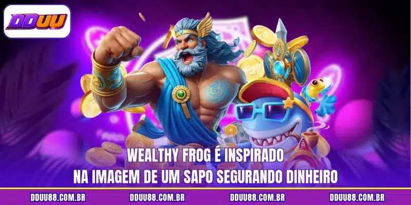 Wealthy Frog é inspirado na imagem de um sapo segurando dinheiro